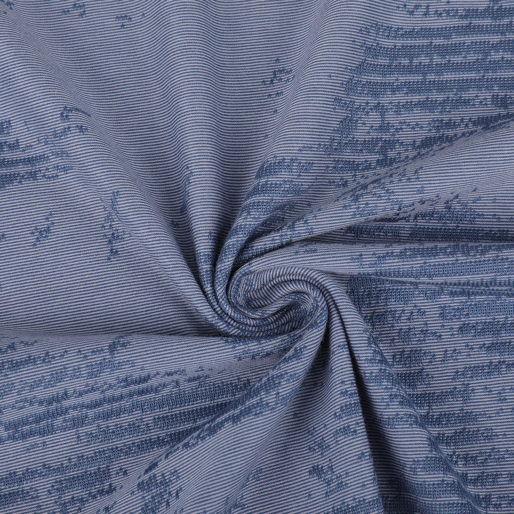 Fabrik Rajut Peralihan LA Cecair Jacquard yang mesra alam