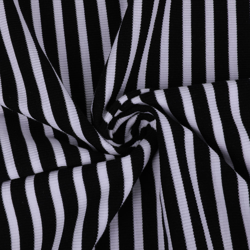 Fabrik Knitted Dimitted Stripe Inner yang sesuai untuk pakaian wanita yang sesuai untuk pakaian wanita