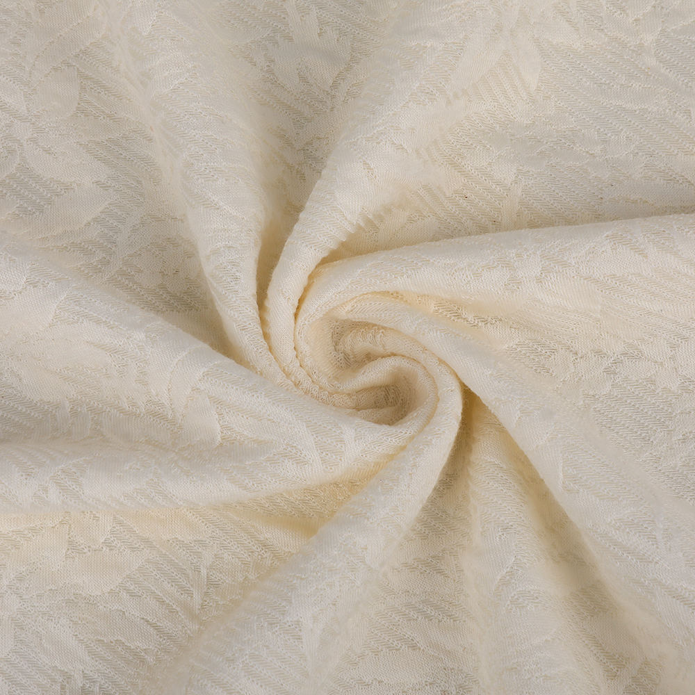 Interlock Jacquard Breaturble Sexy-Fabric Knitted Fabric yang Sesuai untuk Wanita