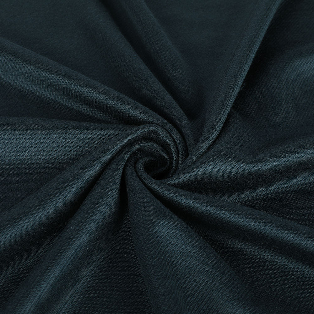 Fabrik Cashmere Silk Jacquard Wool yang Mesra Kulit