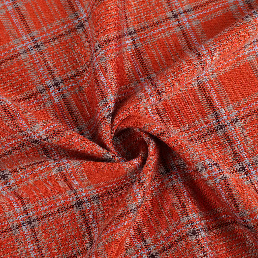 Fabrik Jacquard Fabric Wool-Wool-Silk Knitted Silk yang selesa
