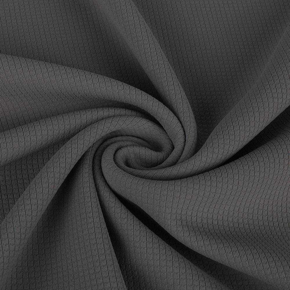 Penyerapan Kelembapan Ringan dan Pengeringan cepat Double Jacquard Jacquard Outdoor Leisure Sports Fabric Polyester